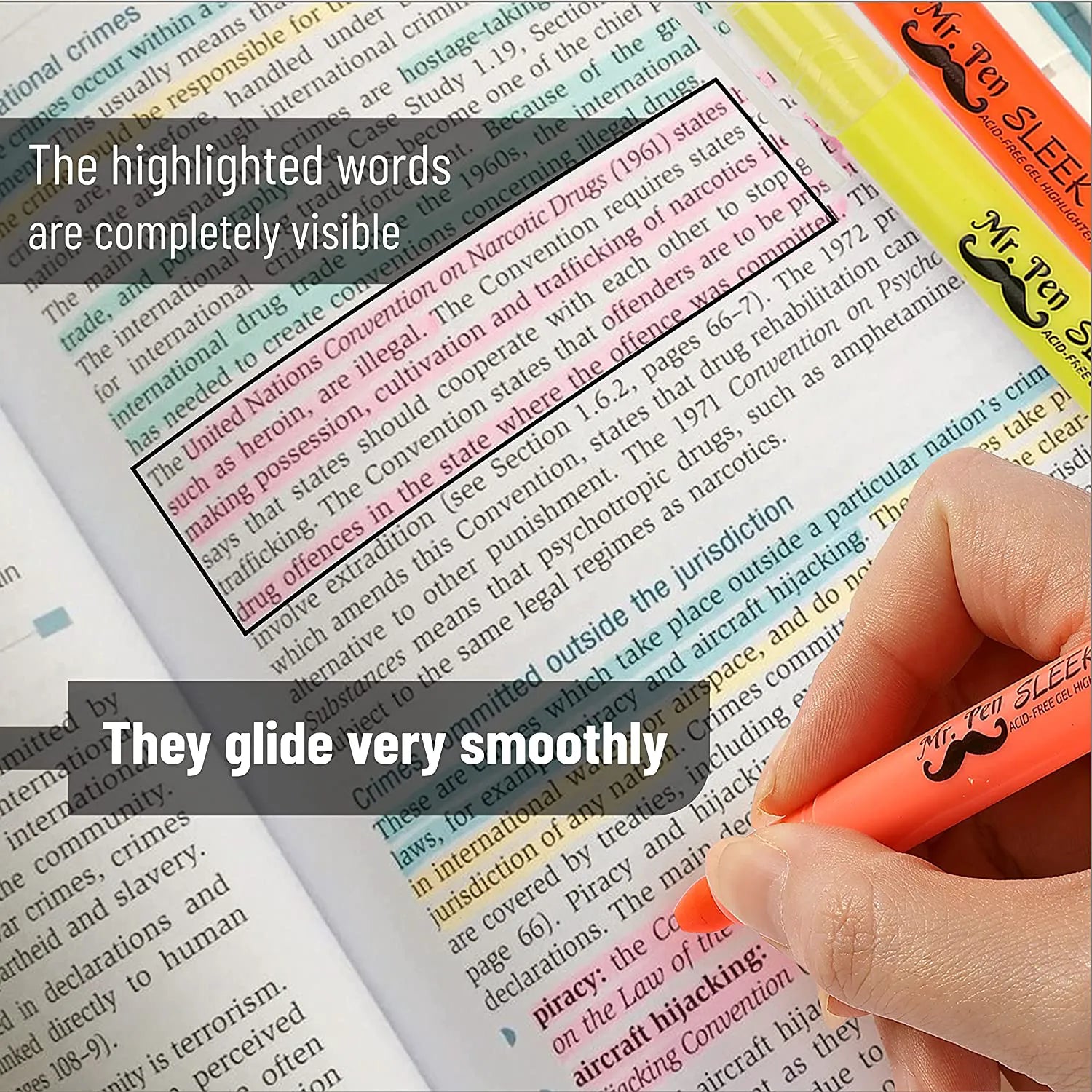 Bible Gel Highlighters (8 Pack) - Assorted Colors, No-Bleed, Twist-Up, Sharpenable Tips for Journaling & Study
