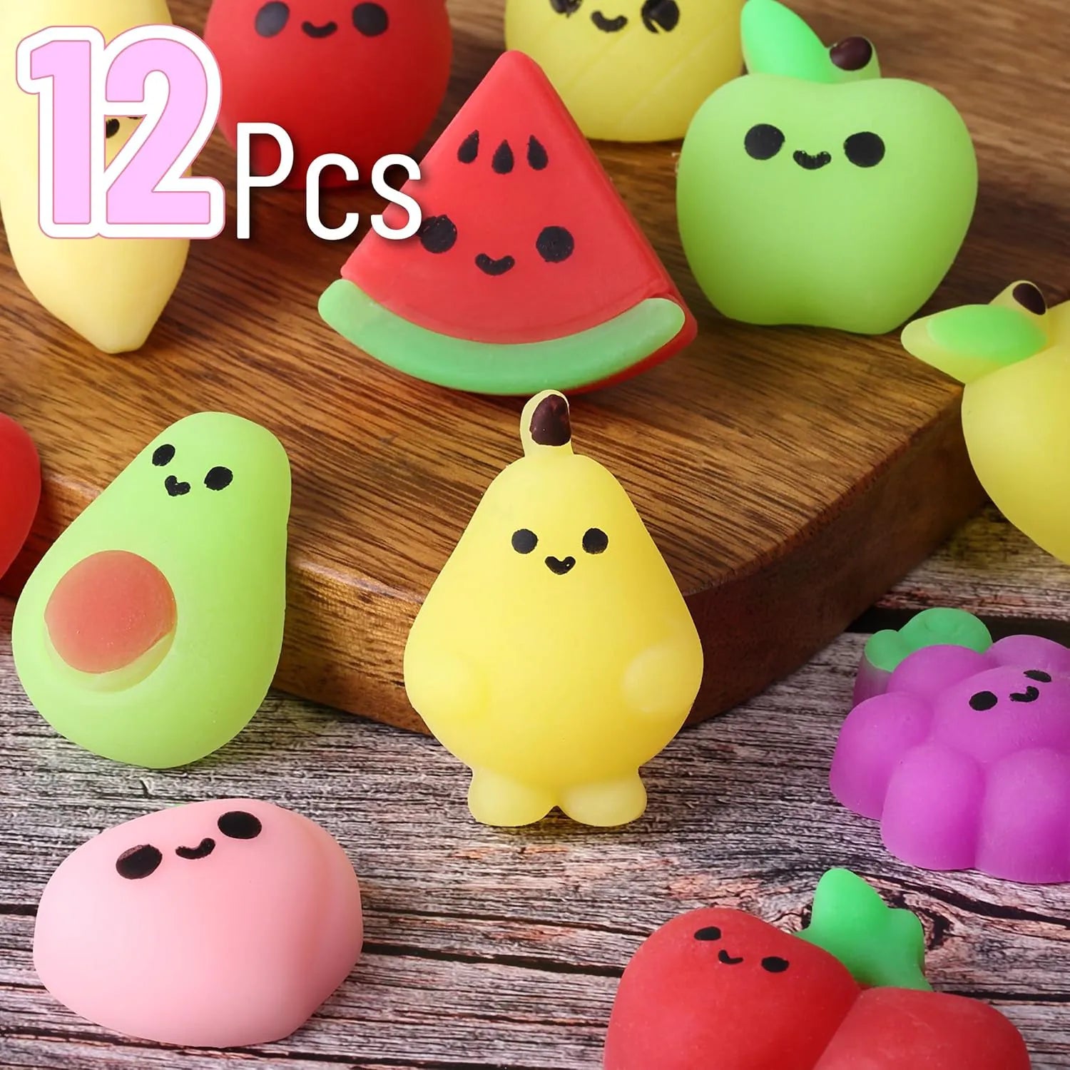12 Pack Mini Squishy Animals Toys - Perfect Party Favors