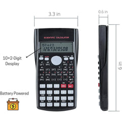 Scientific Calculator with 2-Line Display, 240 Functions, and 10+2 Digits