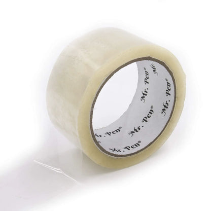 Clear Packing Tape 2-Pack, 2" x 60 Yards, 1.9 mil, Odorless