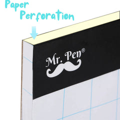 Graph Paper Pad 8.5 x 11, 2x2 Grid, 55 Sheets, Quad Ruled