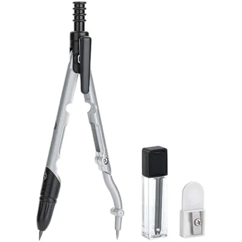 5-Inch Convertible Compass for Geometry and Drafting