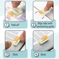 Bible Tabs (120 Count) - Laminated, Easy Apply, Old & New Testament with 30 Customizable Blank Tabs