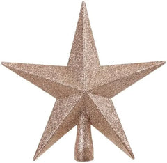 Mr. Pen Glitter Star Tree Topper, 8-Inch Champagne Star for Christmas Tree