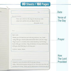 Mr. Pen Prayer Journal for Women - Whisper Blue, 8.4"x5.7", 80 Sheets, Prayers for My Son
