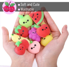 12 Pack Mini Squishy Animals Toys - Perfect Party Favors