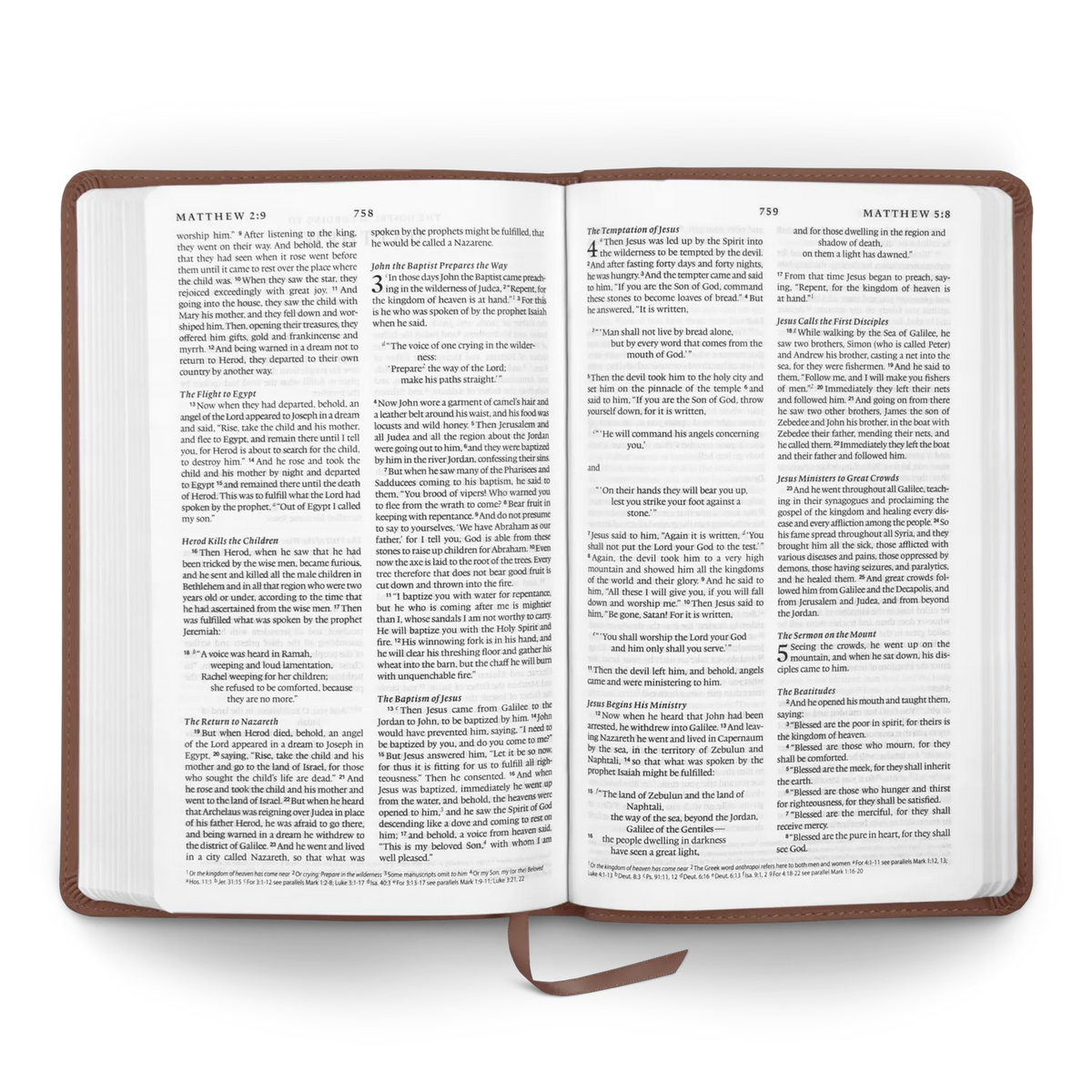 ESV Premium Church Bible, TruTone, Brown