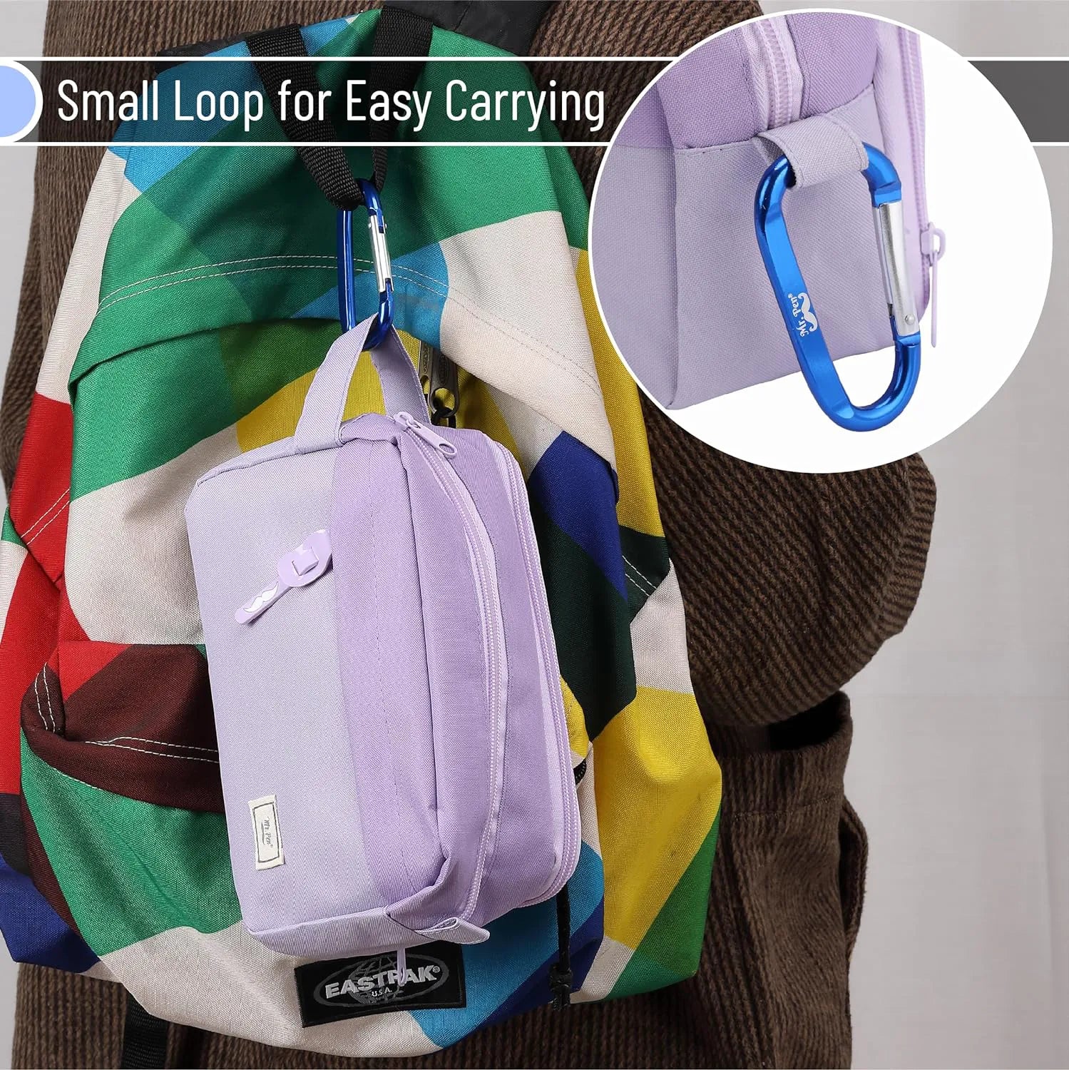 Large Capacity Pencil Case with 5 Color Options - Pencil Pouch, Pen Bag, School & College Supplies