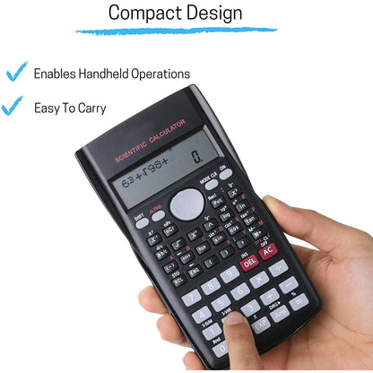 Scientific Calculator with 2-Line Display, 240 Functions, and 10+2 Digits