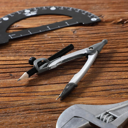 Geometry Compass with Pencil, Draw Circles Up to 9 Inches