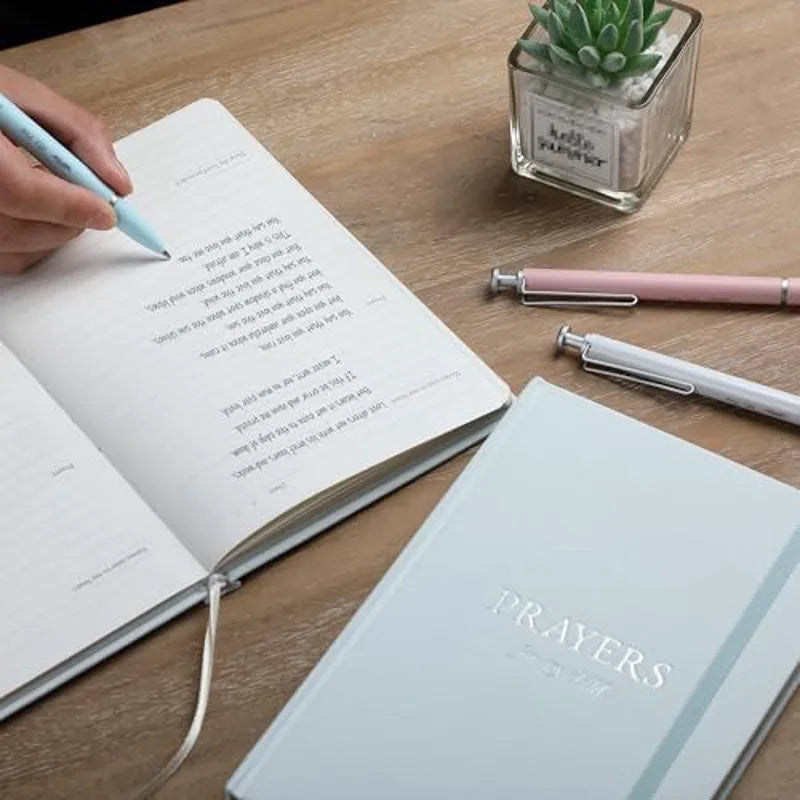 Mr. Pen Prayer Journal for Women - Whisper Blue, 8.4"x5.7", 80 Sheets, Prayers for My Son