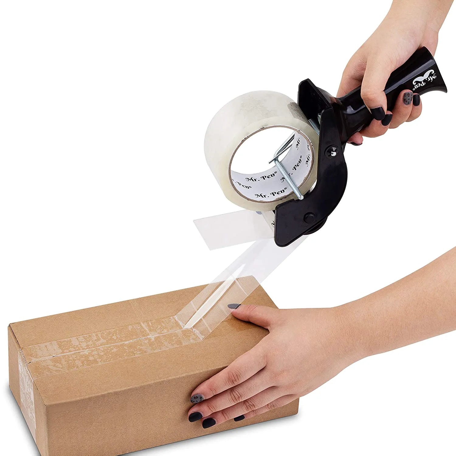 Clear Packing Tape 2-Pack, 2" x 60 Yards, 1.9 mil, Odorless