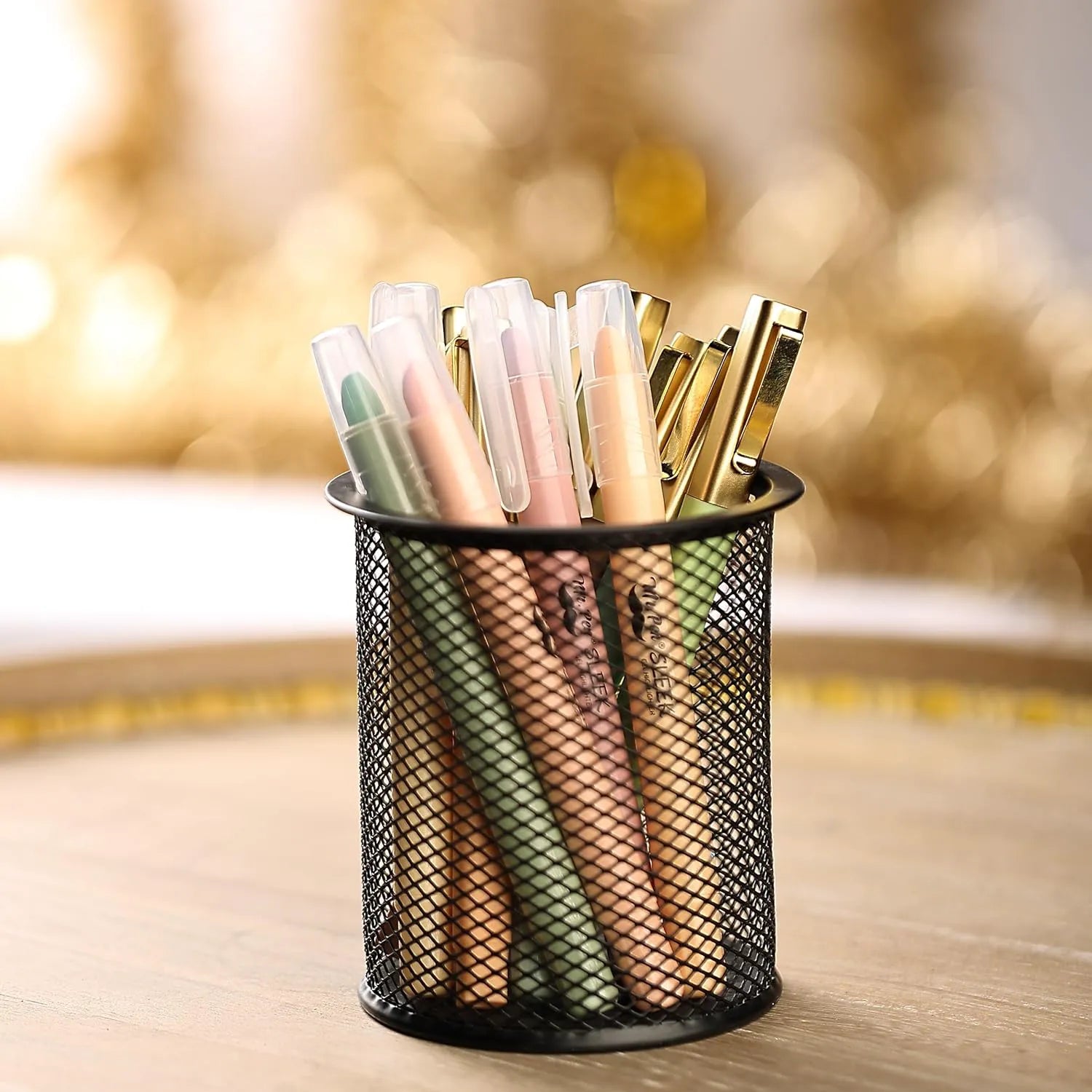 12-Pack Aesthetic Gel Highlighters & Pens, Pastel Colors, No Bleed Through for Bible Study