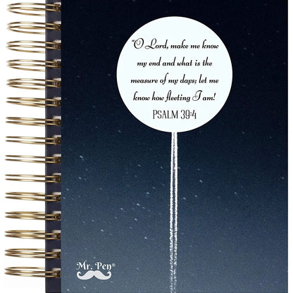 Christian Planner with Floral Cover: 365 Daily Bible & Prayer Journal