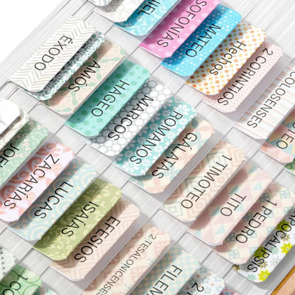 Mr. Pen Spanish Bible Tabs - 75 Laminated Index Tabs for Women and Men, Study Bible Tabs