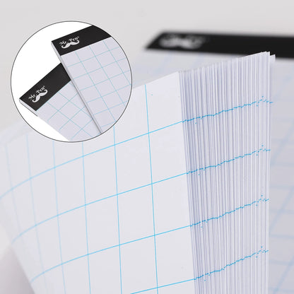 Graph Paper Pad 8.5 x 11, 2x2 Grid, 55 Sheets, Quad Ruled