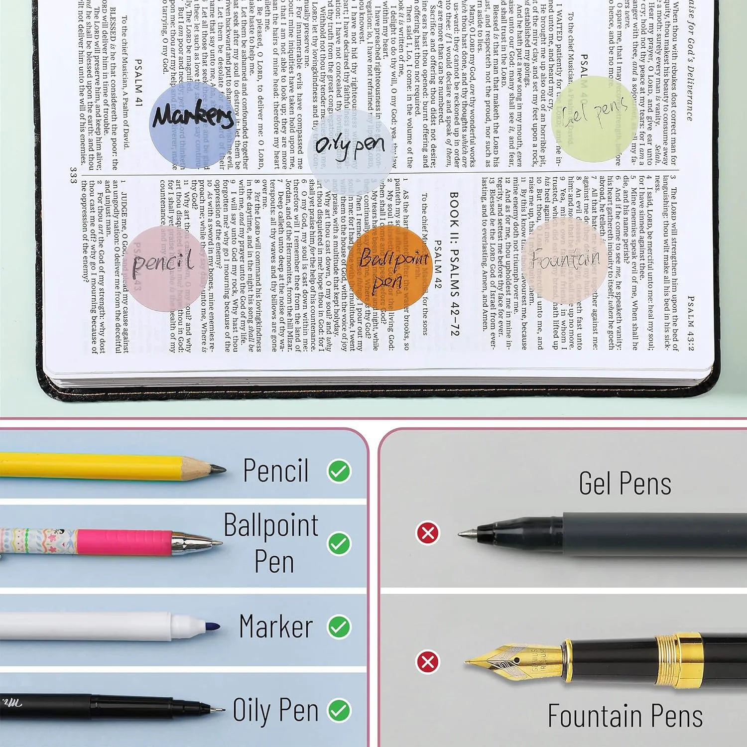 560 Pcs Transparent Round Sticky Notes, Assorted Colors, 28mm, with Quick-Dry Pen