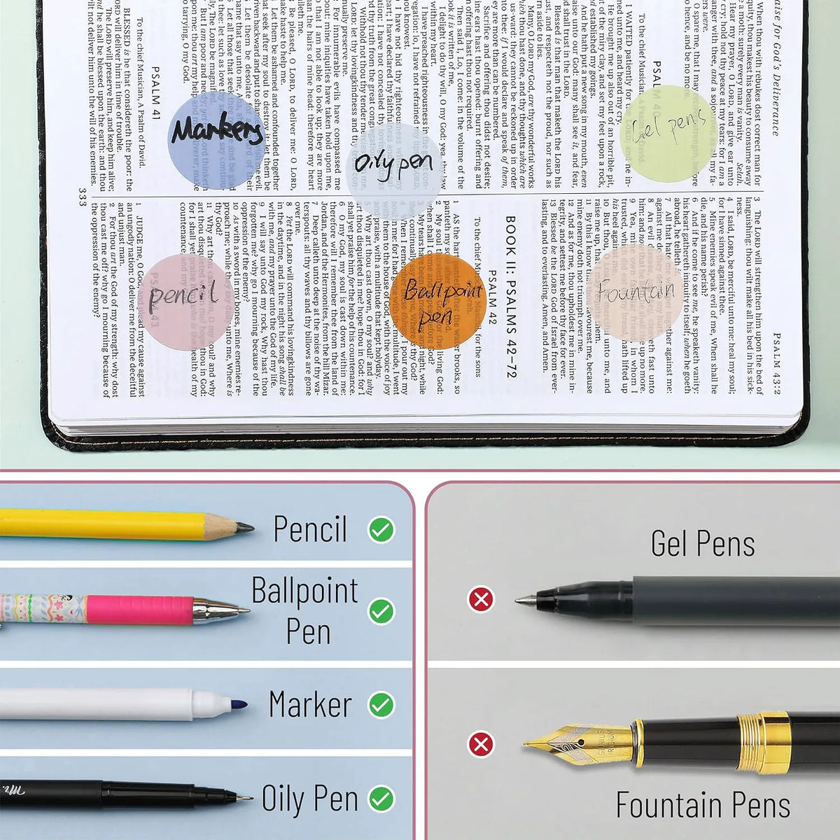 560 Pcs Transparent Round Sticky Notes, Assorted Colors, 28mm, with Quick-Dry Pen