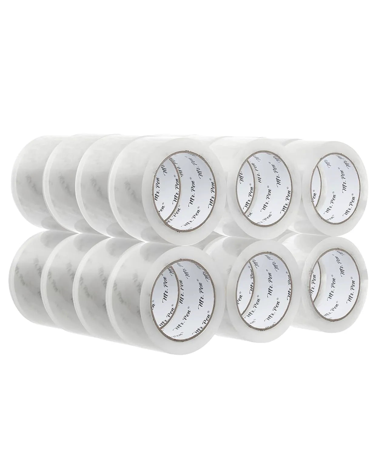 Bulk Packing Tape 24 Pack, 2" Wide, 60 Yards, Clear Shipping