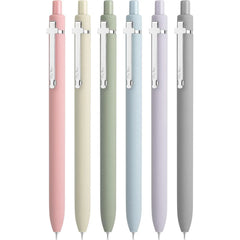 Customizable Retractable Cross Clip Pens - Black Ink, Fine Point 0.5mm, Assorted Barrel Colors