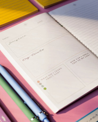 Selah by Mr. Pen - Church Notes Journal with Mini Bible Journaling Kit