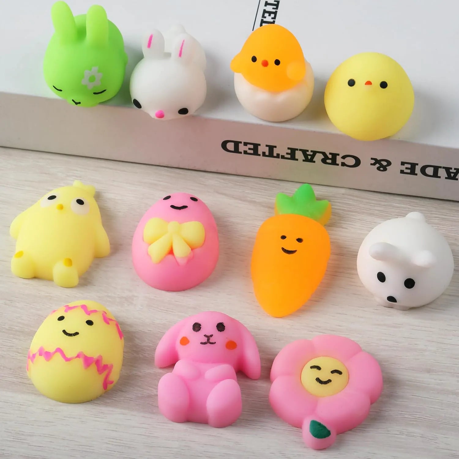 Easter Mochi Squishy Toys (12 Pack) - Cute Easter Designs