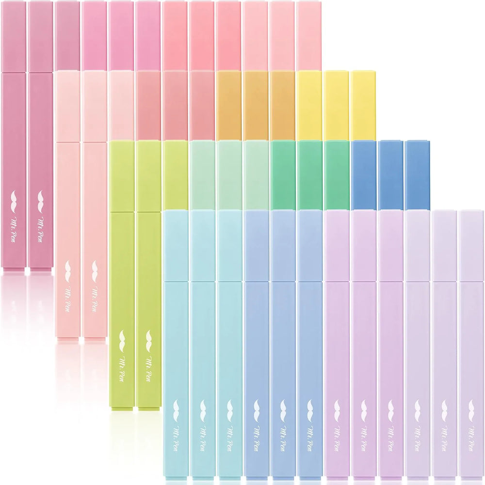 Aesthetic Highlighters, 48 Pack