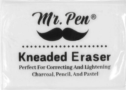 White Kneaded Erasers (12 Pack) - Moldable Art Erasers for Artists