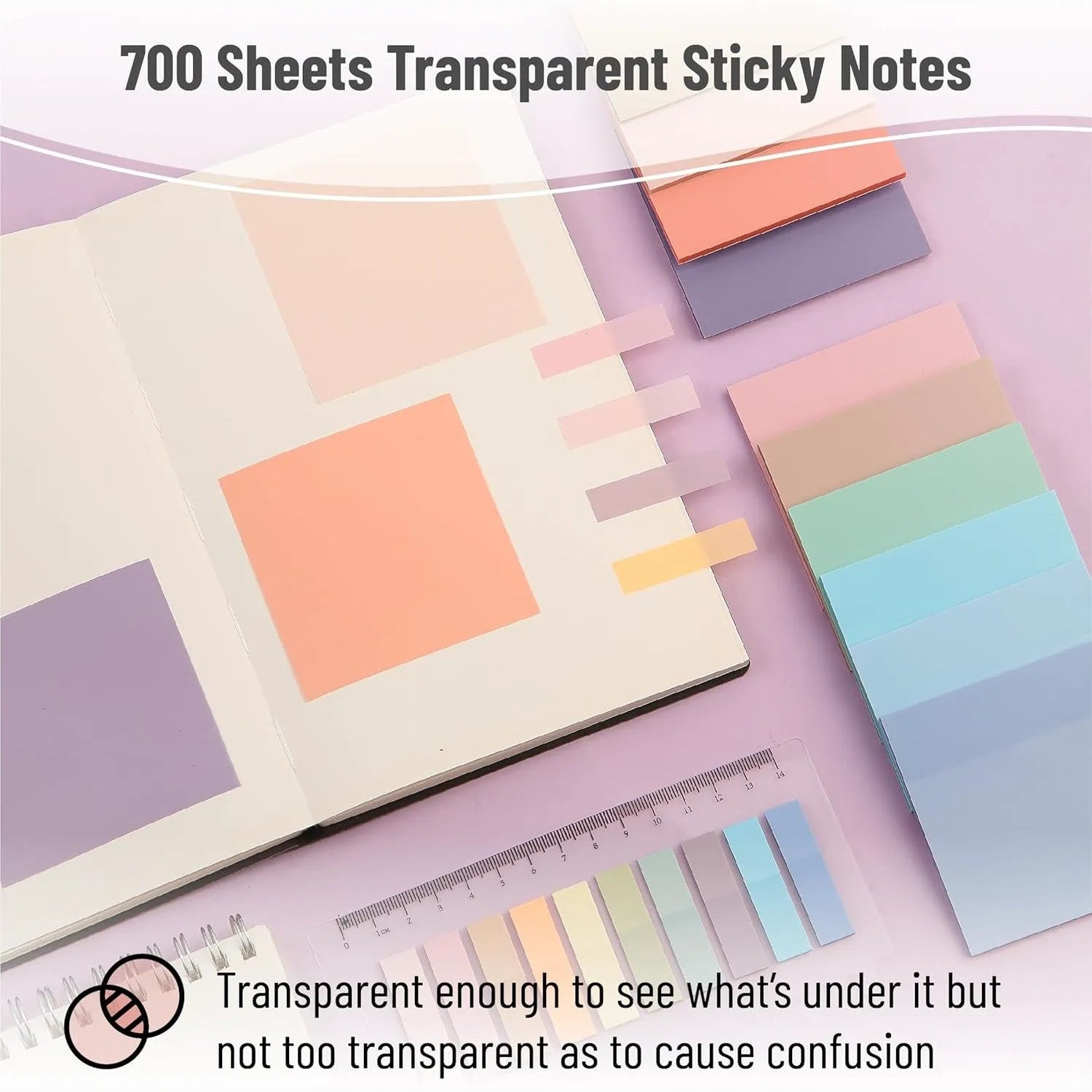 Aesthetic Book Annotation Kit - 38 Pieces with Highlighters, Gel Pens, and Sticky Notes