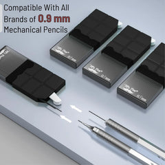 0.9mm Mechanical Pencil Lead Refills, 4B Hardness, 280 Pieces (4 Packs)