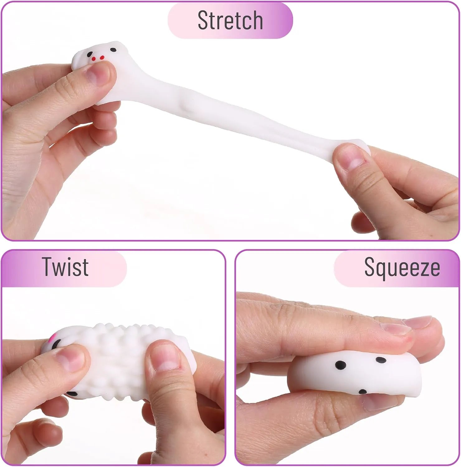 12-Pack Mini Squishy Fidget Toys for Kids