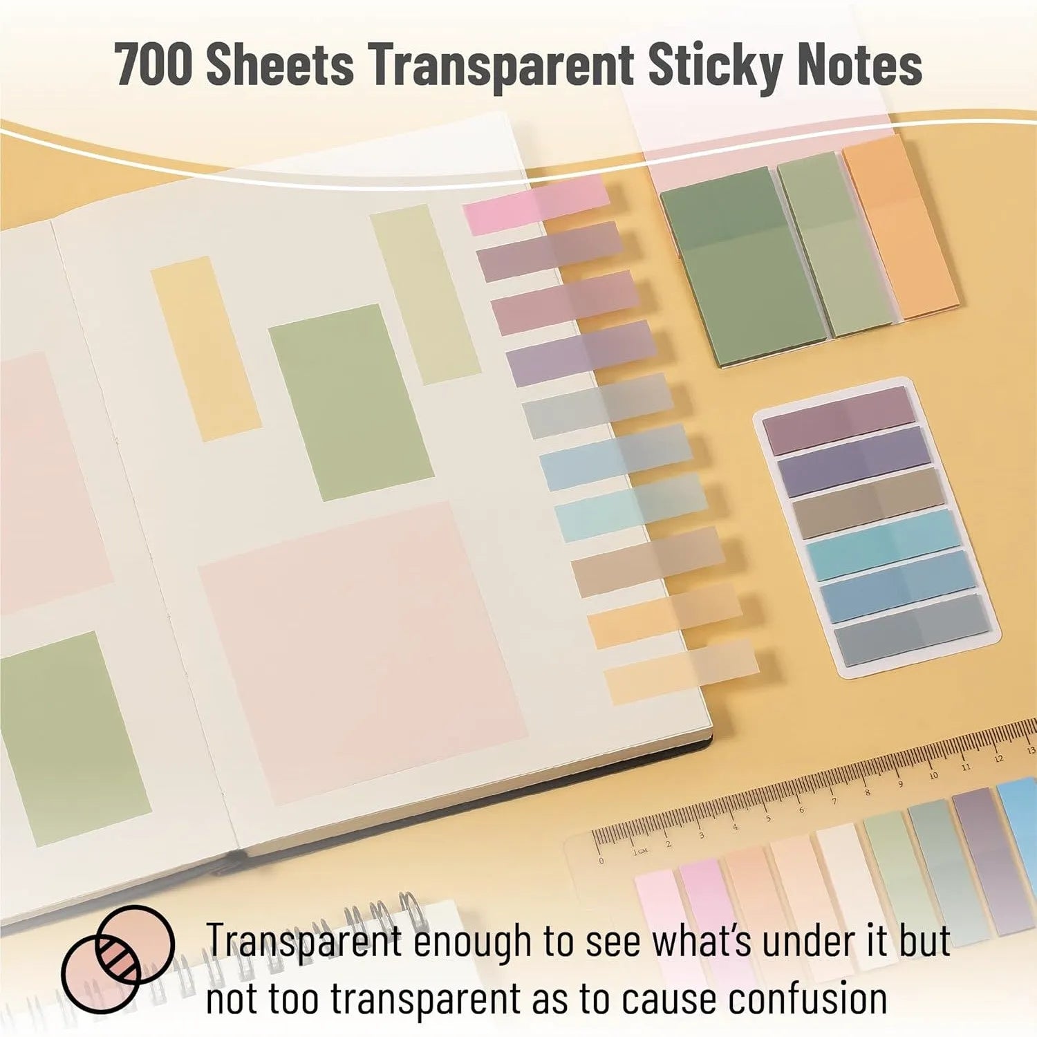 Aesthetic Book Annotation Kit - 38 Pieces with Highlighters, Gel Pens, and Sticky Notes