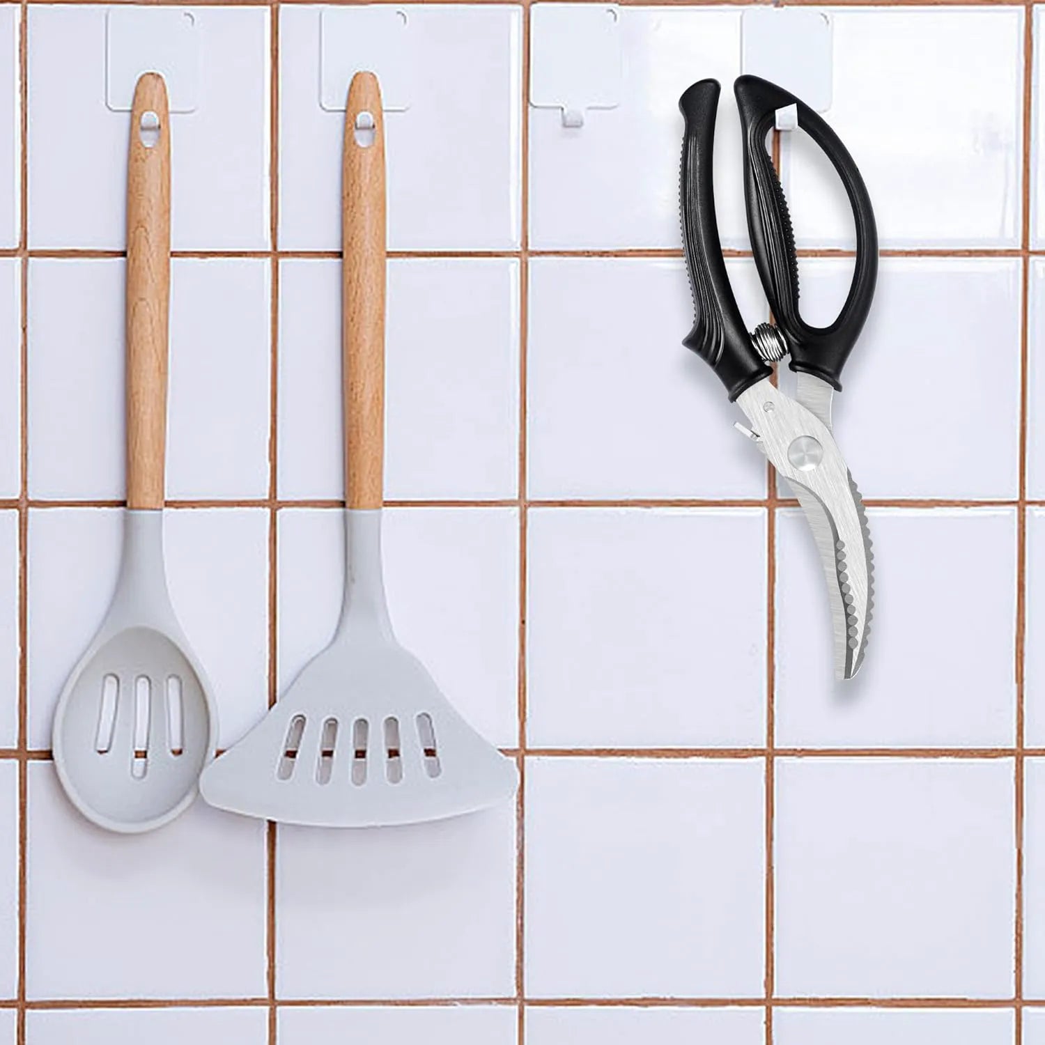 Heavy Duty Stainless Steel Poultry Shears with Lock