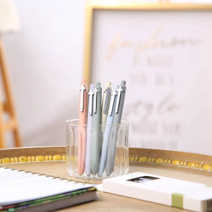 Customizable Retractable Cross Clip Pens - Black Ink, Fine Point 0.5mm, Assorted Barrel Colors