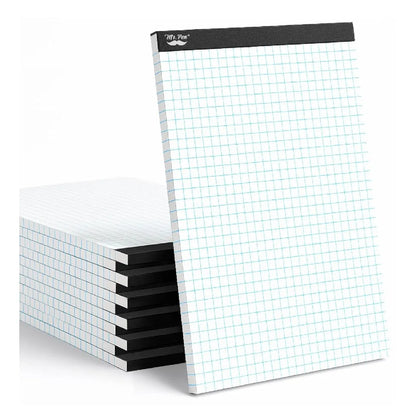 Bulk Graph Paper 8.5x11, 12 Pack, 30 Sheets Each, 4x4 Grid Paper (4/in)