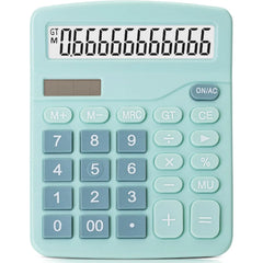 Desktop Calculator with 12-Digit Large Display, Blue, Standard Function