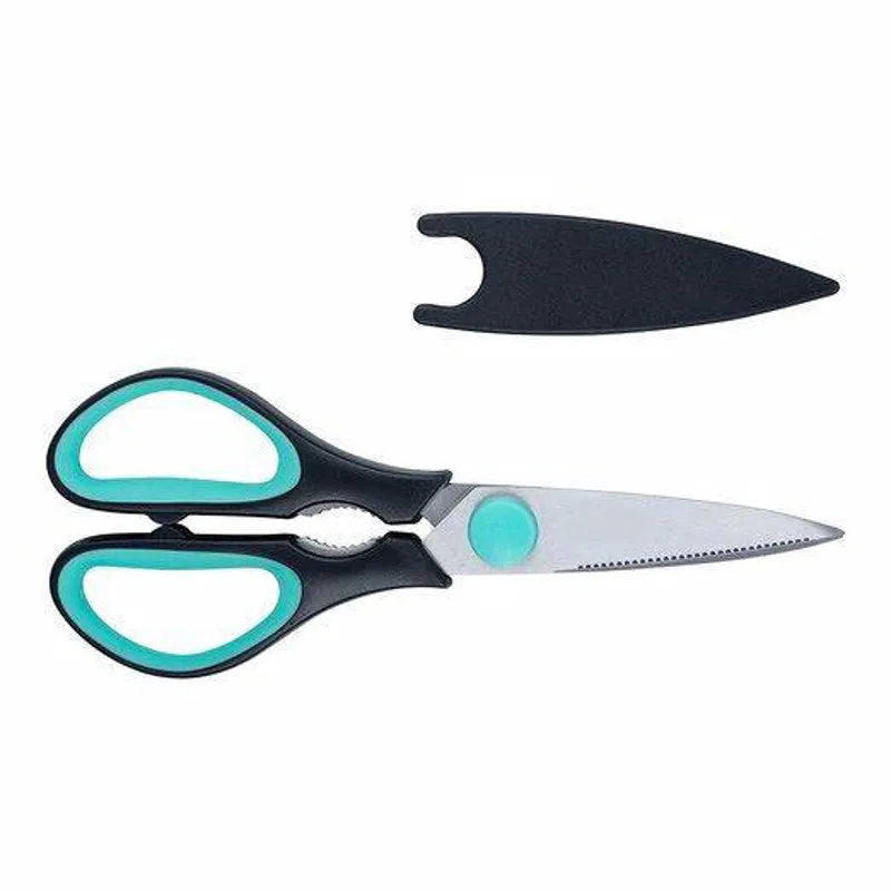 Kitchen Scissors 8 Inch, Stainless Steel Shears, Dishwasher Safe, for Meat and Food Cutting