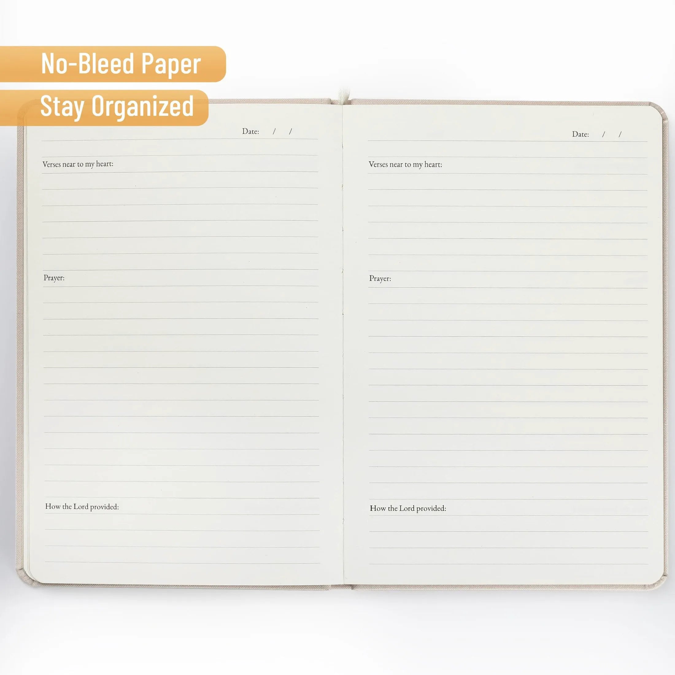 Mr. Pen Prayer Journal for Women - Pink, 8.4"x5.7", 80 Sheets, Christian Gift for Daughter