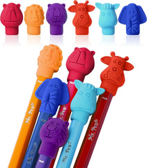 60 Pack Colorful Animal Pencil Top Erasers