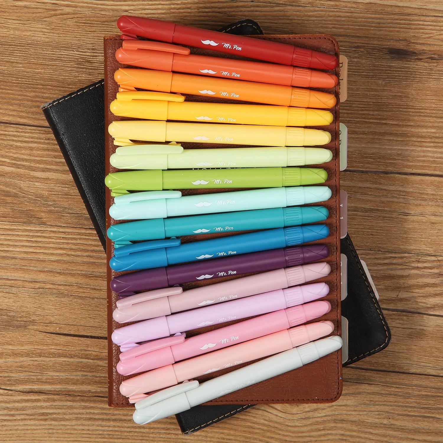 Bible Gel Highlighters, 16 Pack, Assorted Colors, No-Bleed, Twist-Up, Sharpenable Tips