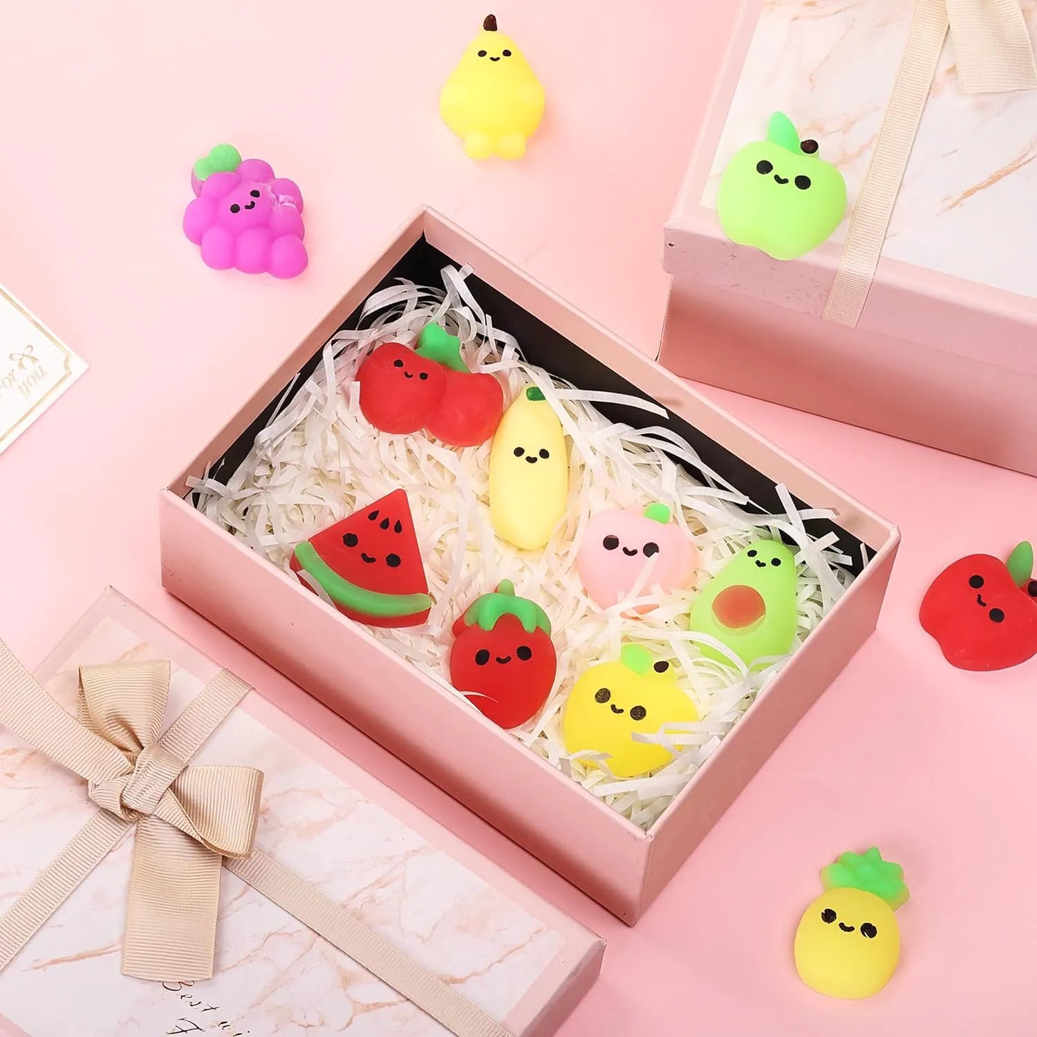 12 Pack Mini Squishy Animals Toys - Perfect Party Favors