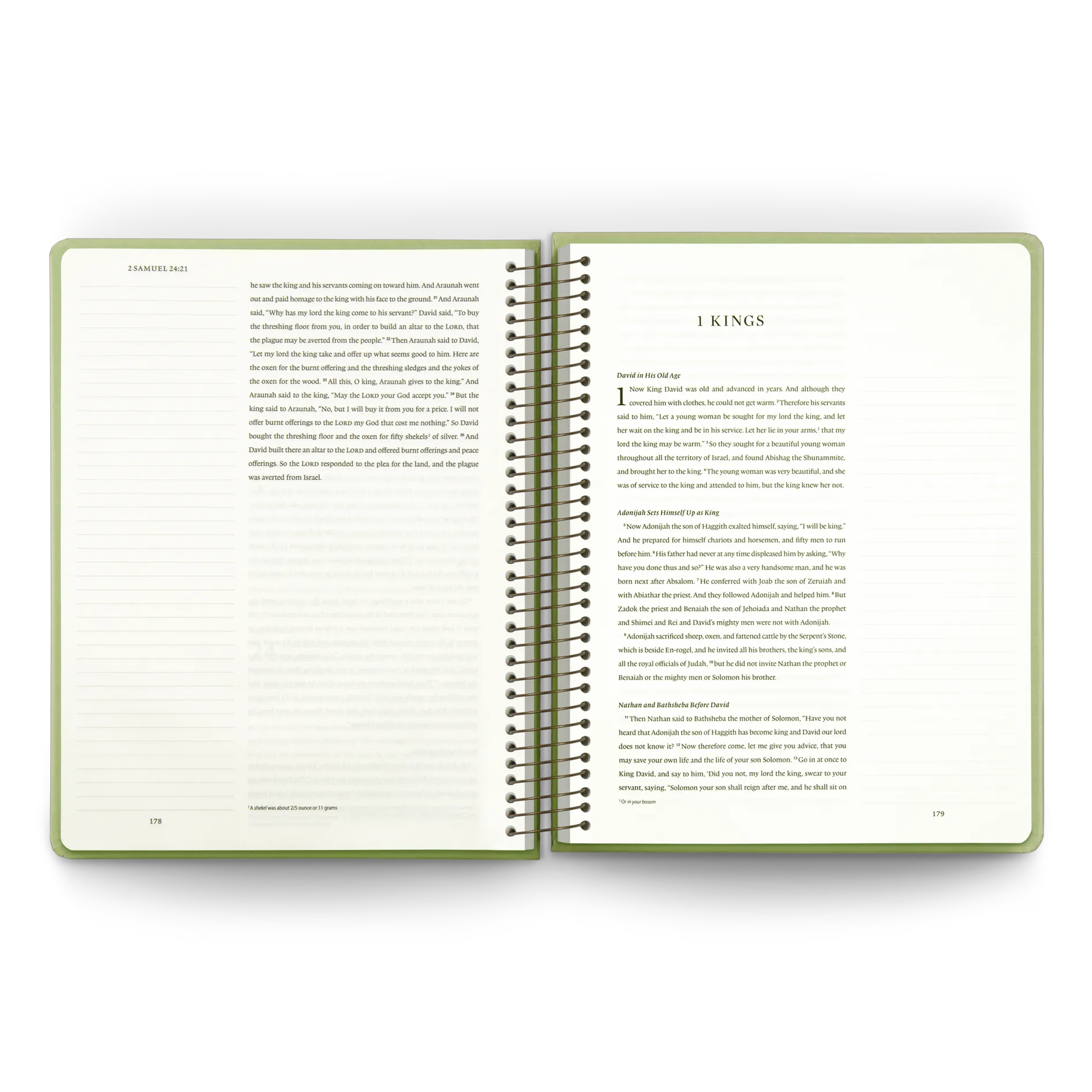 ESV Spiral-Bound Journaling Bible: History Edition