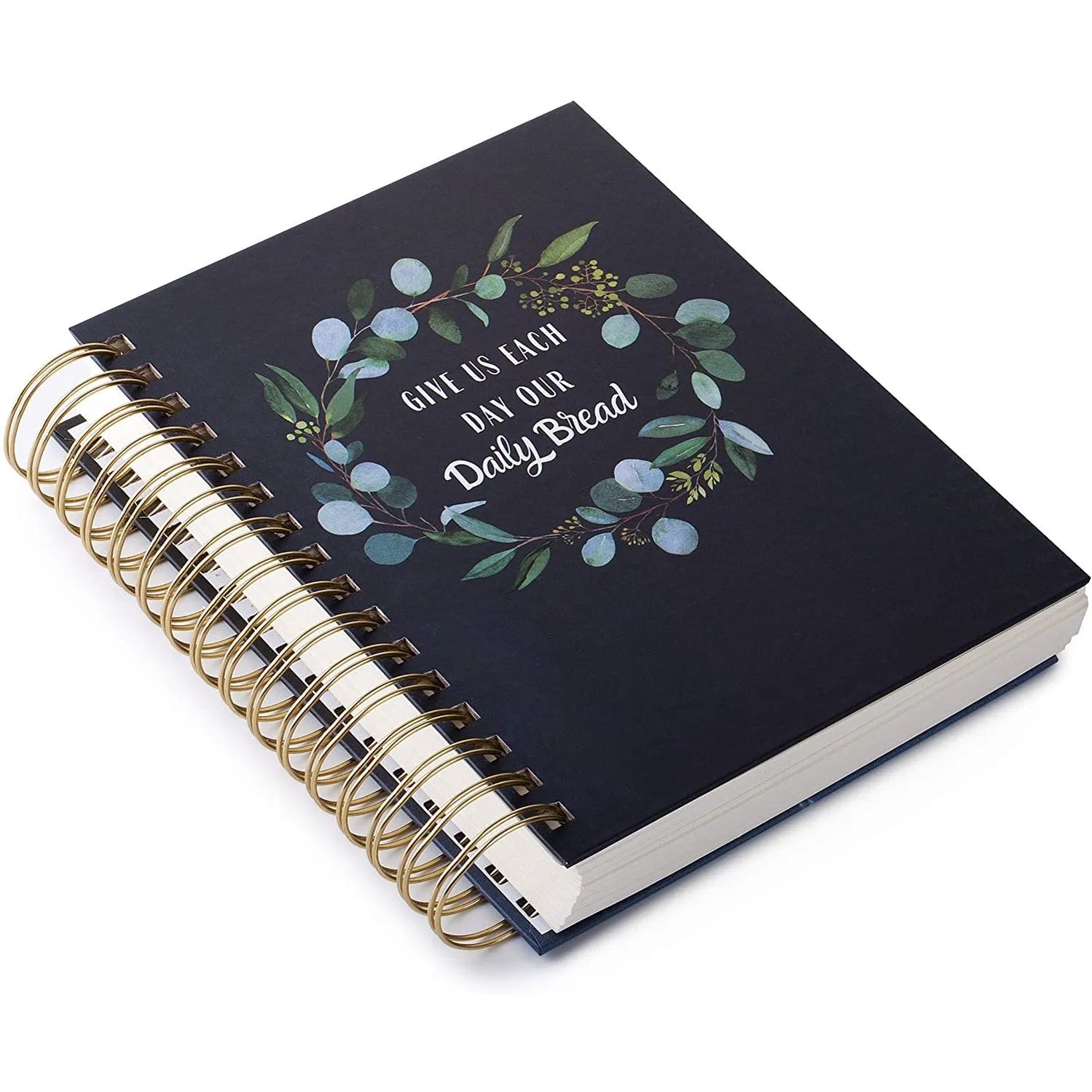 Christian Planner with Floral Cover: 365 Daily Bible & Prayer Journal
