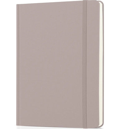Mr. Pen Dotted Journal Notebook, 5.7"x8.3", 160 Pages, Fabric Hardcover, Brown Bullet Journal