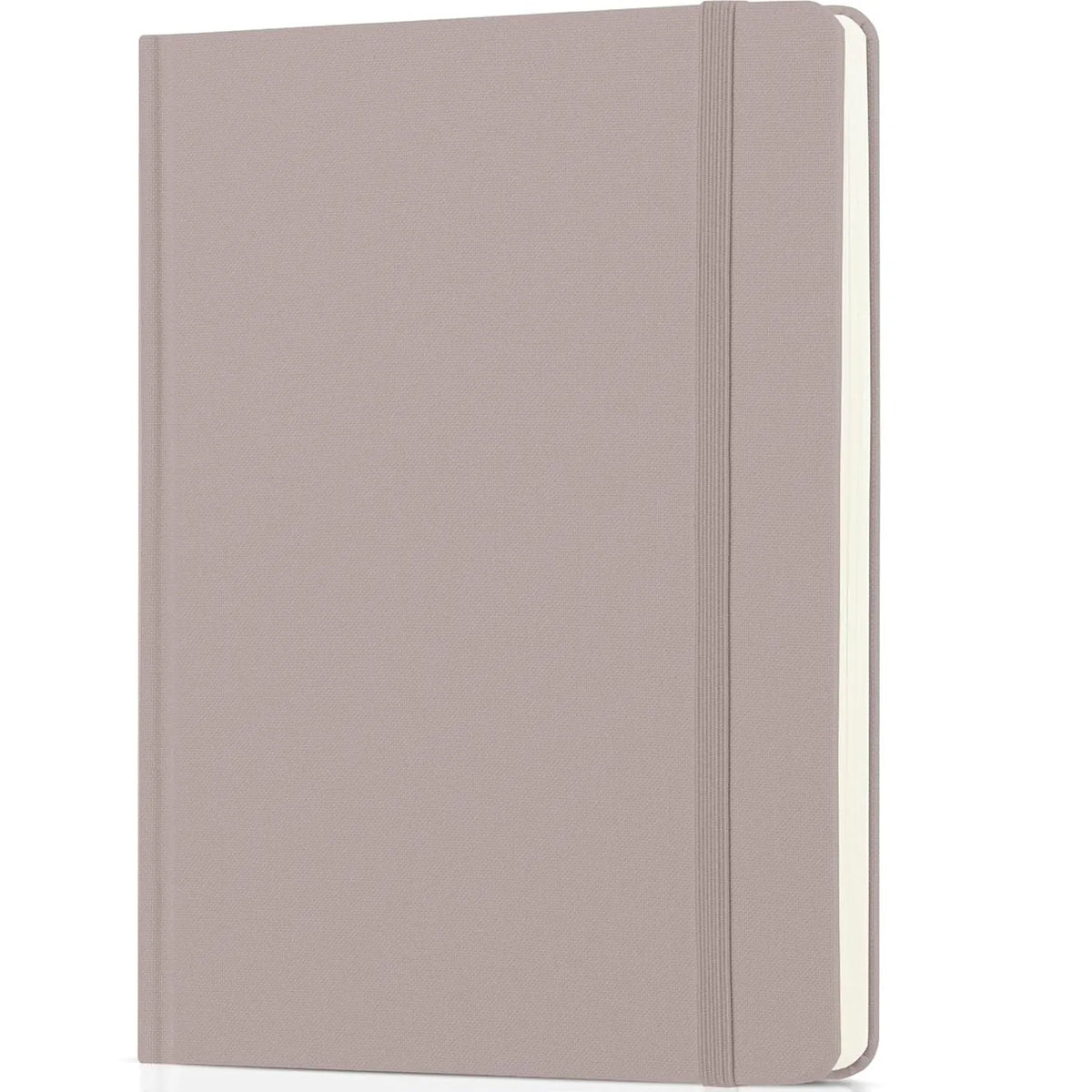 Mr. Pen Dotted Journal Notebook, 5.7"x8.3", 160 Pages, Fabric Hardcover, Brown Bullet Journal