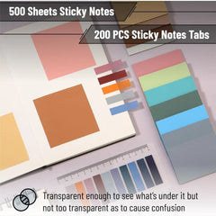 Aesthetic Book Annotation Kit - 38 Pieces with Highlighters, Gel Pens, and Sticky Notes