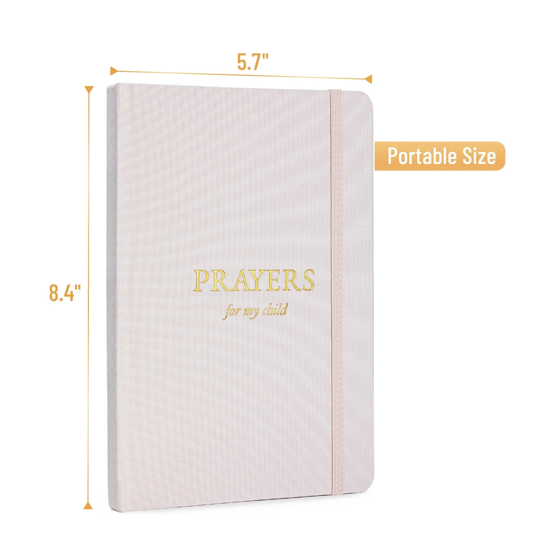 Mr. Pen Prayer Journal for Women - Pink, 8.4"x5.7", 80 Sheets, Christian Gift for Daughter