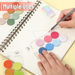 Bulk Round Transparent Sticky Notes Set - 28 Pads, 1120 Sheets