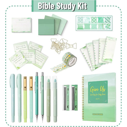 Mr. Pen Bible Journaling Kit for Women - Forest Mist Theme, Bible Study Supplies, Easter Gift