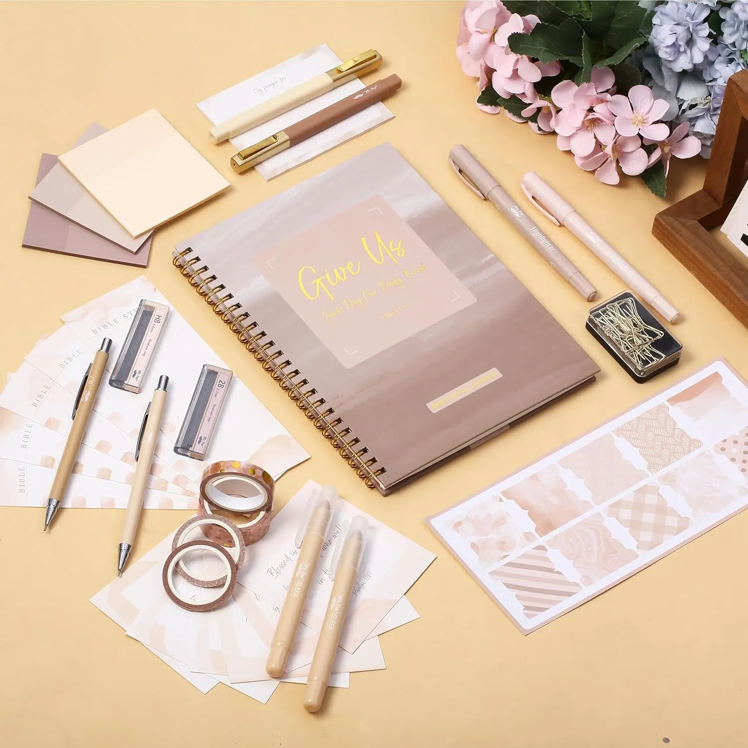 Mr. Pen Bible Journaling Kit for Women - Golden Blush Theme, Bible Study Supplies, Easter Gift